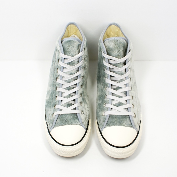 Converse Shoes - Converse Hi Top Sneaker Girly Gray Fur🐰 SALE NEW!